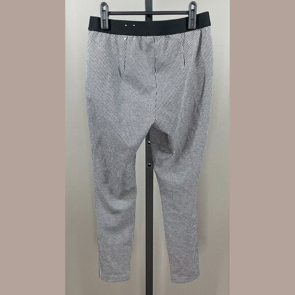 NEW Talbots Pants Womens 6 petite black houndstooth skinny pull on - Picture 8 of 10